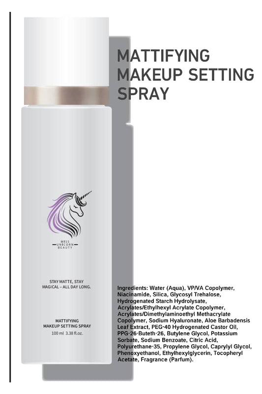 Mattifying Setting Spray Miss Unicorn Beauty (100ml/3.38fl.oz.)