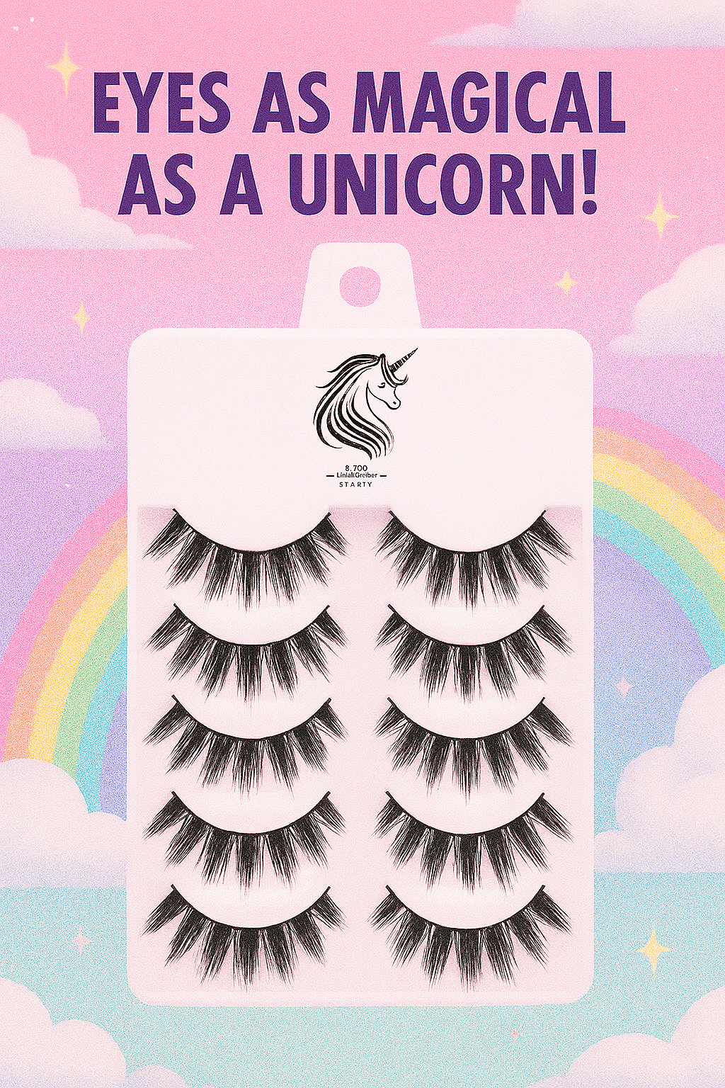 Dreamy Eyelashes / Cosplay Eyelashes (5Pair set)