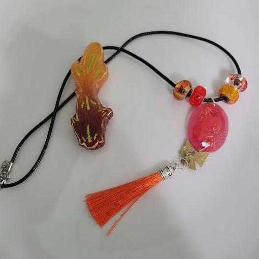 Xiao Talisman Necklace, Genshin Impact Inspired